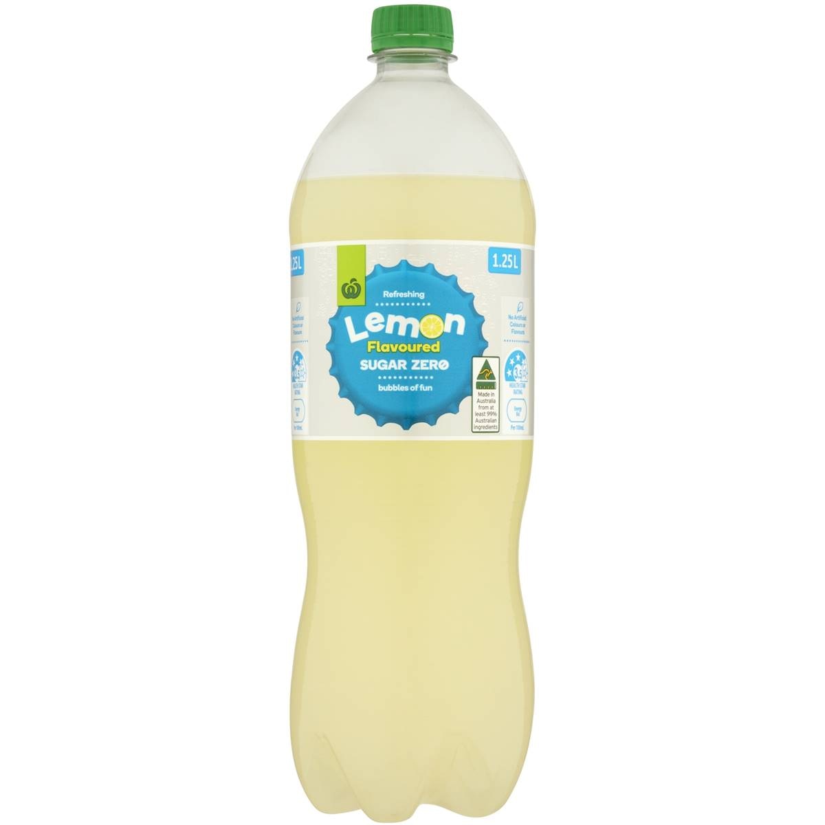 Woolworths Lemon Zero Sugar Bottle L Woolworths