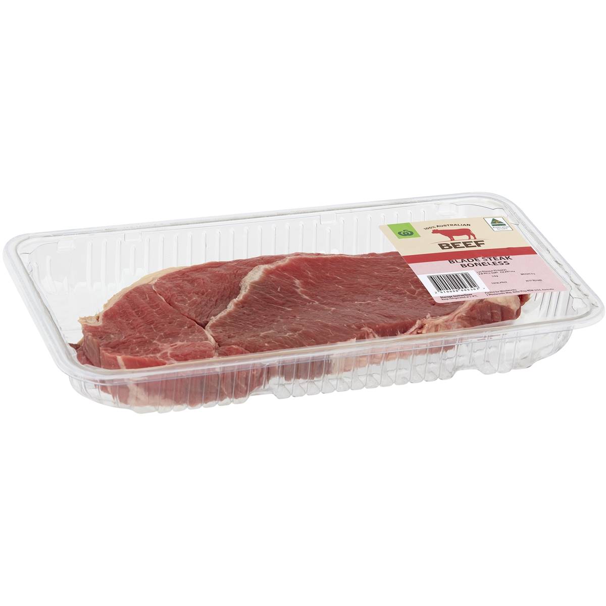 Woolworths Beef Blade Boneless Steak 1 2 Pieces 400g 800g Woolworths