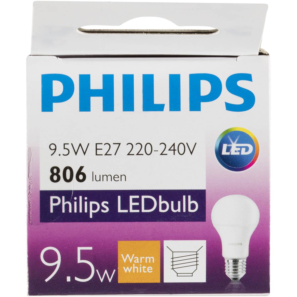 Philips Led Lumen Light Bulb Warm White Each Woolworths