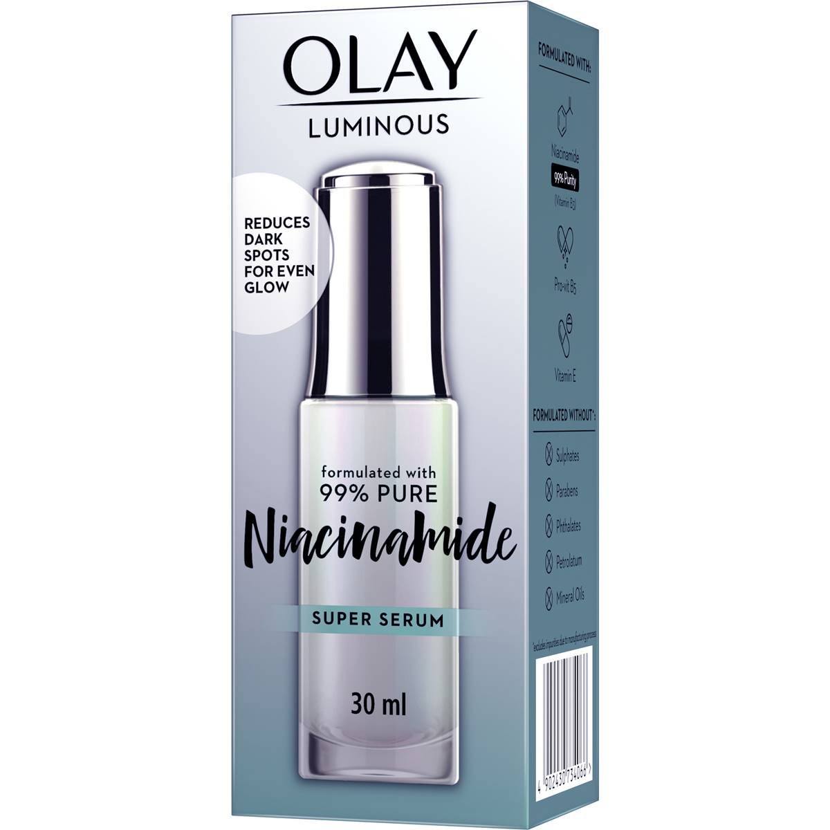 Olay Luminous Niacinamide Face Super Serum 30ml Woolworths