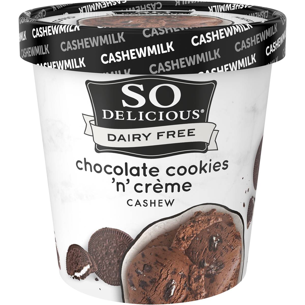 So Delicious Dairy Free Almond Choc Cookies Cream Ml Woolworths