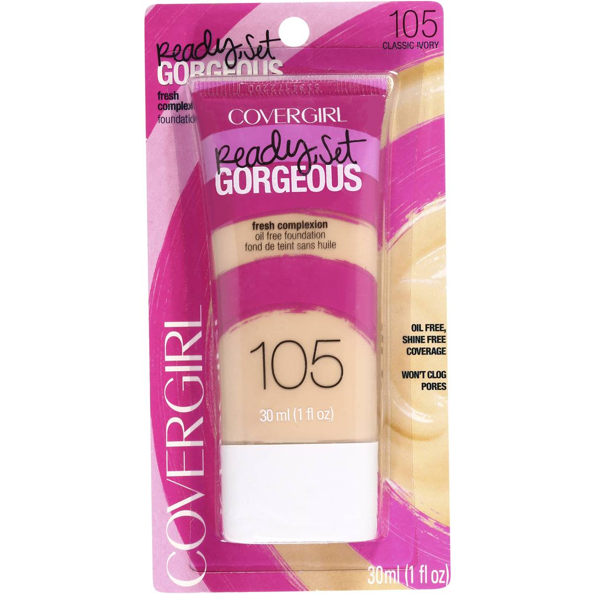 Covergirl Ready Set Gorgeous Foundation Ivory 30ml Woolworths