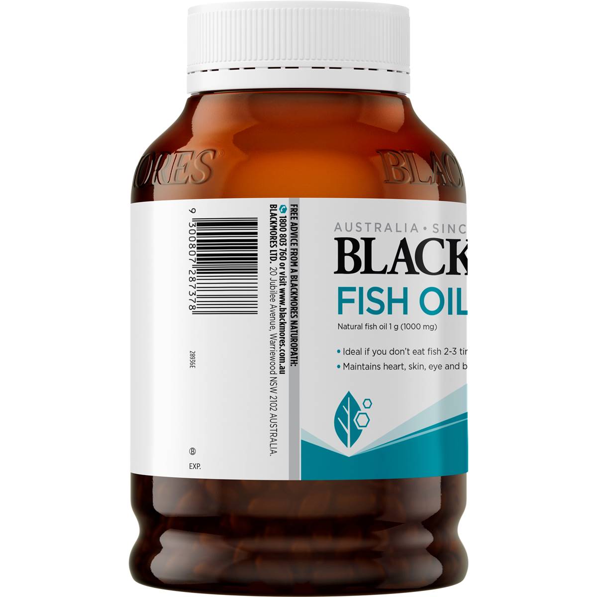 Blackmores Fish Oil 1000mg Omega 3 Capsules 400 Pack Woolworths