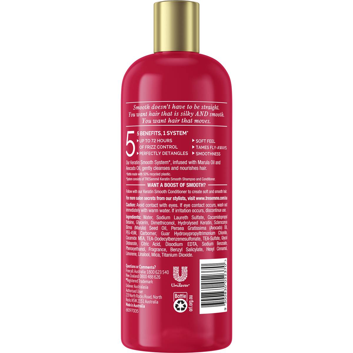 Tresemme Pro Collection Keratin Smooth Shampoo Ml Woolworths