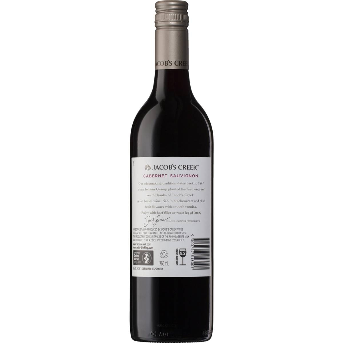 Jacob S Creek Cabernet Sauvignon 750ml Woolworths