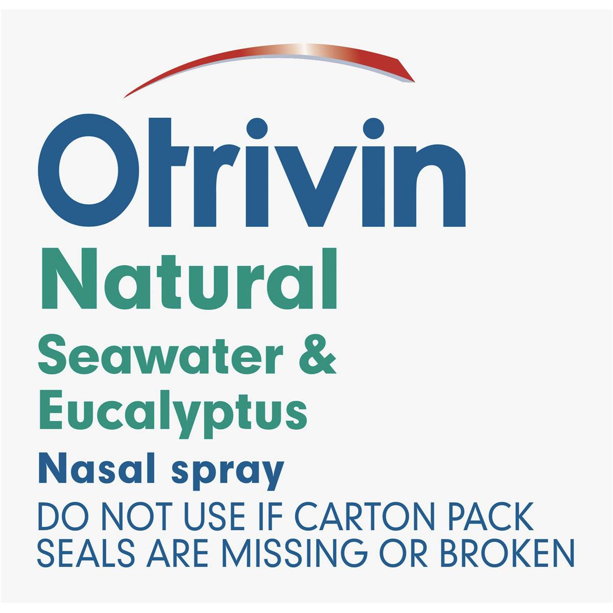 Otrivin Nasal Spray Natural Seawater Eucalyptus Ml Woolworths