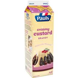 Pauls Creamy Custard Brandy 1kg Woolworths