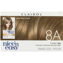 Clairol Nice N Easy A Natural Medium Ash Blonde Each Woolworths