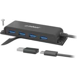 Mbeat Mountable 4 Port Usb C Hub For Computer PC Woolworths