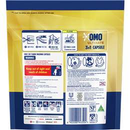 Omo Ultimate Laundry Capsules 3 In 1 17 Pack Woolworths