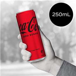 Coca Cola Zero Sugar Soft Drink Mini Cans X Ml Woolworths