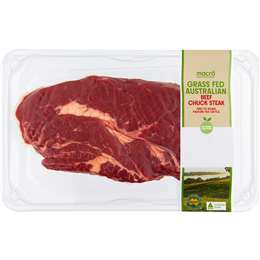 Macro Grass Fed Beef Chuck Steak G G Woolworths