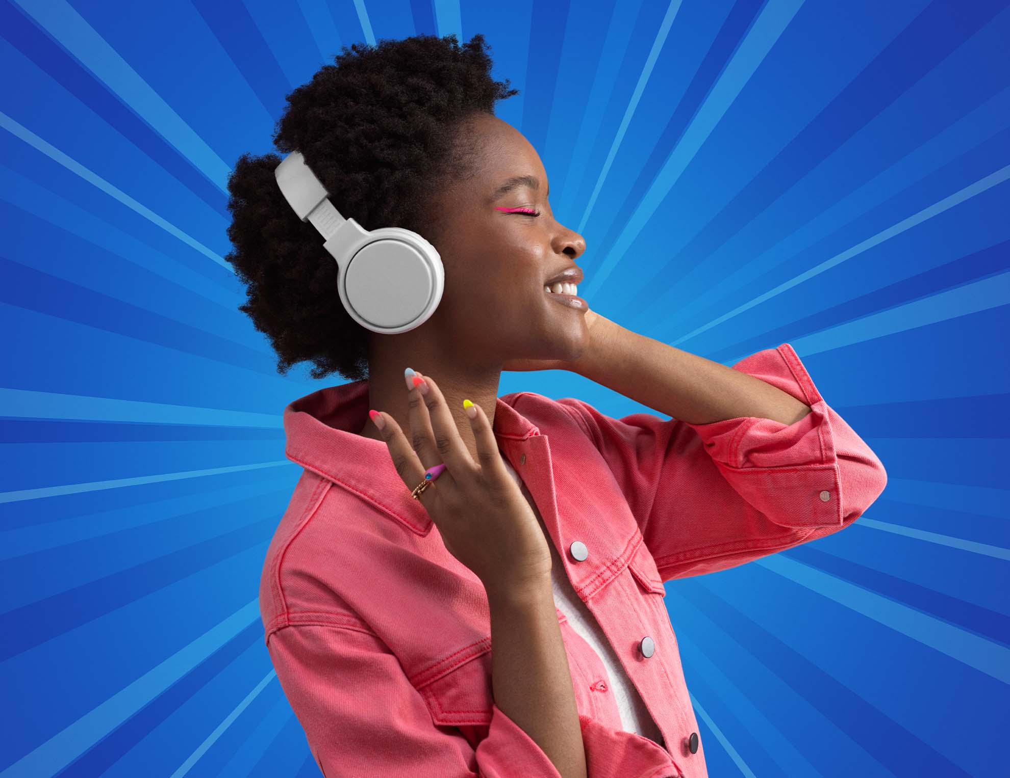 Girl with Headphones