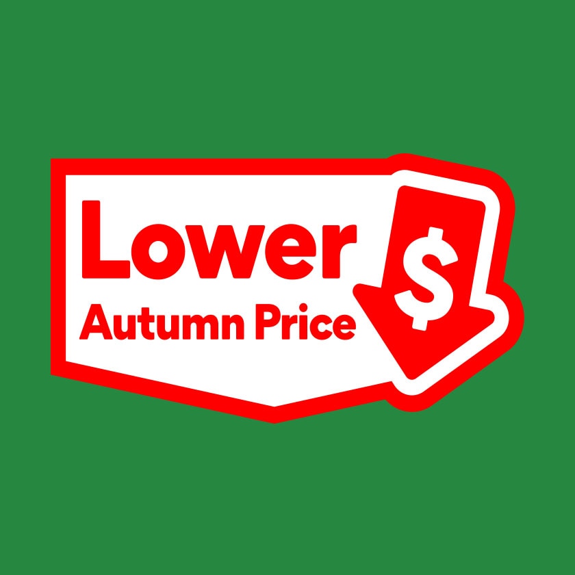 Lower Autumn price.