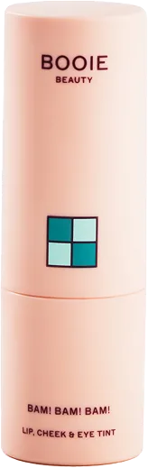 Bam! Bam! Bam! Lip, cheek and eye tint.