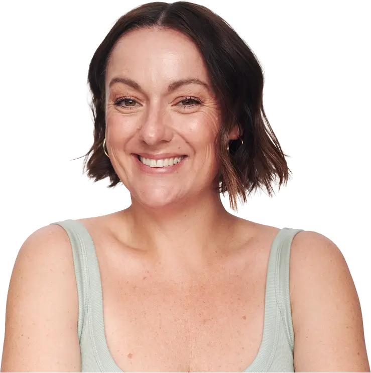 Celeste smiling