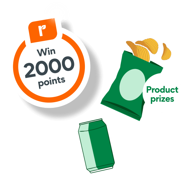 Win 2000 everyday rewards points, and a variety of free products.