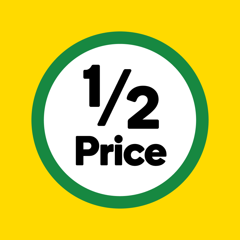 Half price Specials