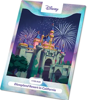 Disney Worlds of Wonder Collector Cards pack - 3 cards inside - Age 5+. Available at Woolworths and BigW.