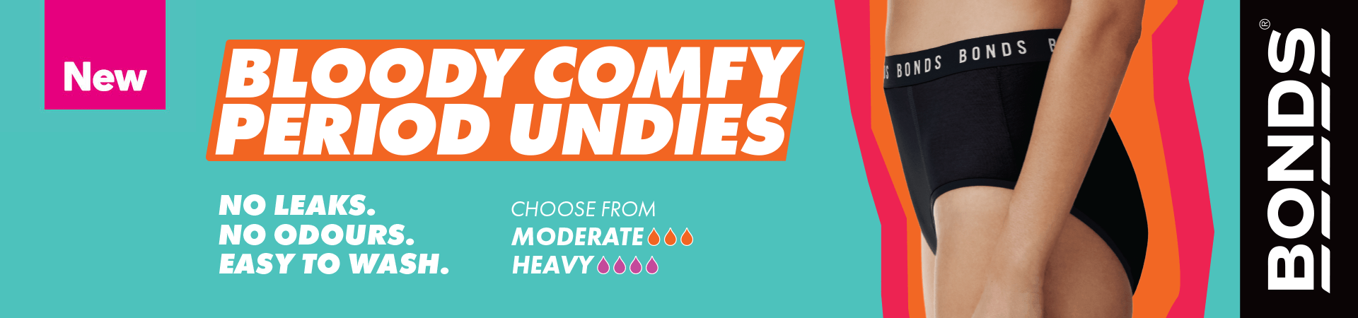 Bloody comfy period undies woolworths clearance