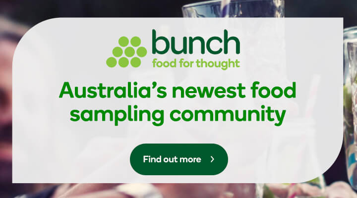 Bunch food for thought. Australia's newest food smapling community. Find out more.