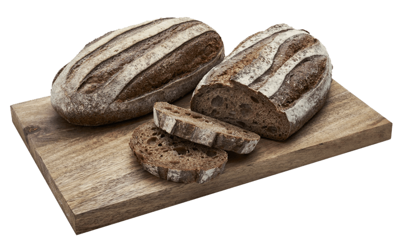 Dark Rye Sourdough Loaf