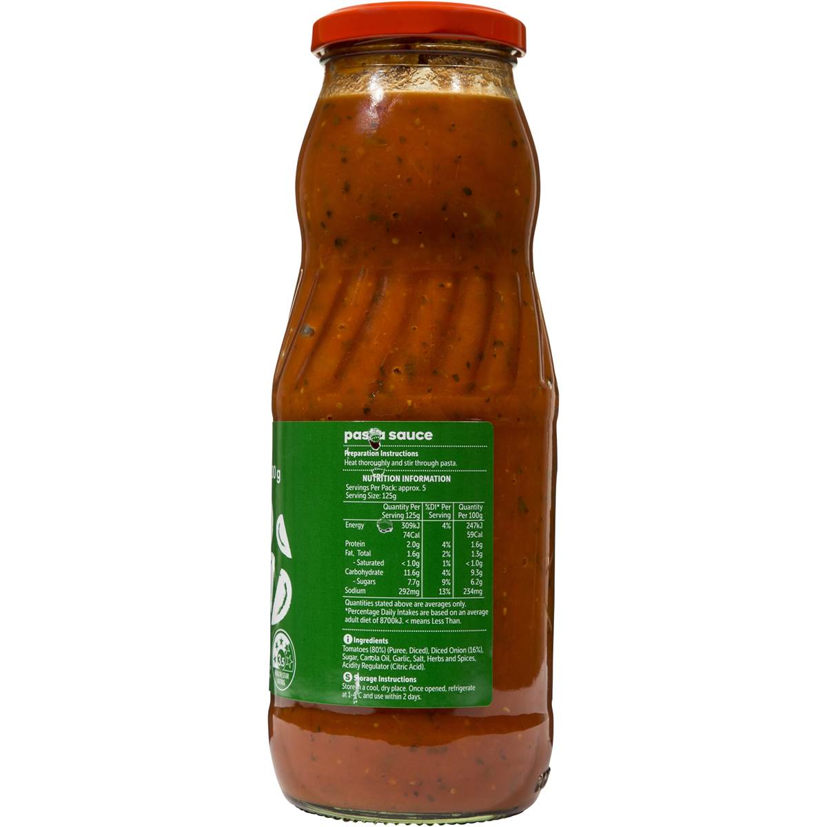 Essentials Chunky Pasta Sauce 700g Woolworths