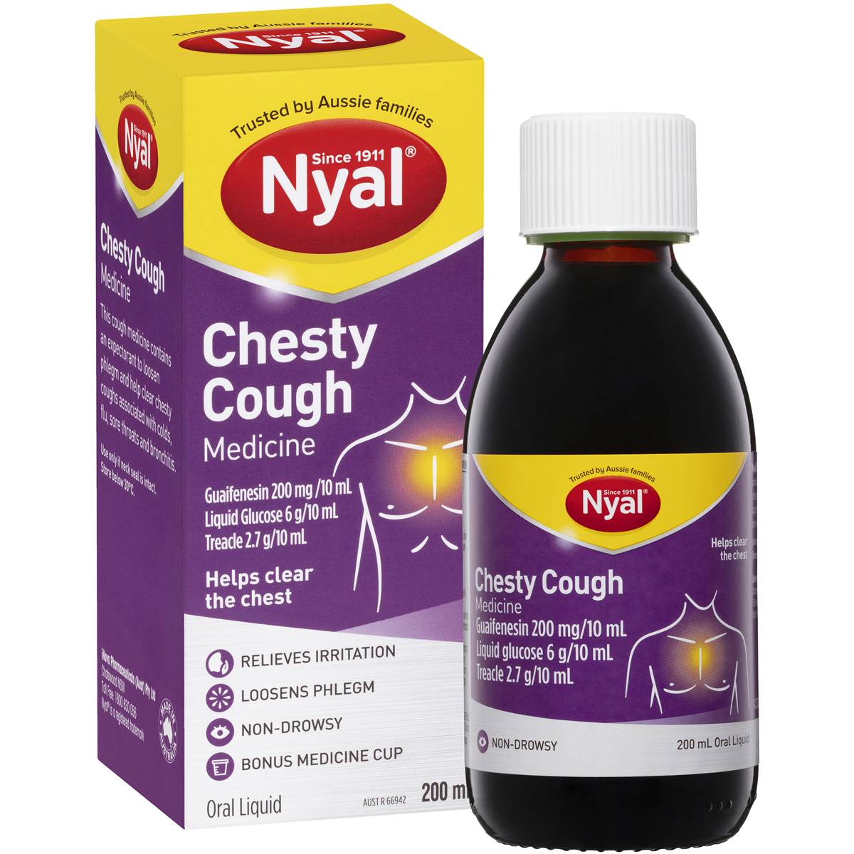 Nyal Chesty Non Drowsy Cough Medicine 200ml | Woolworths