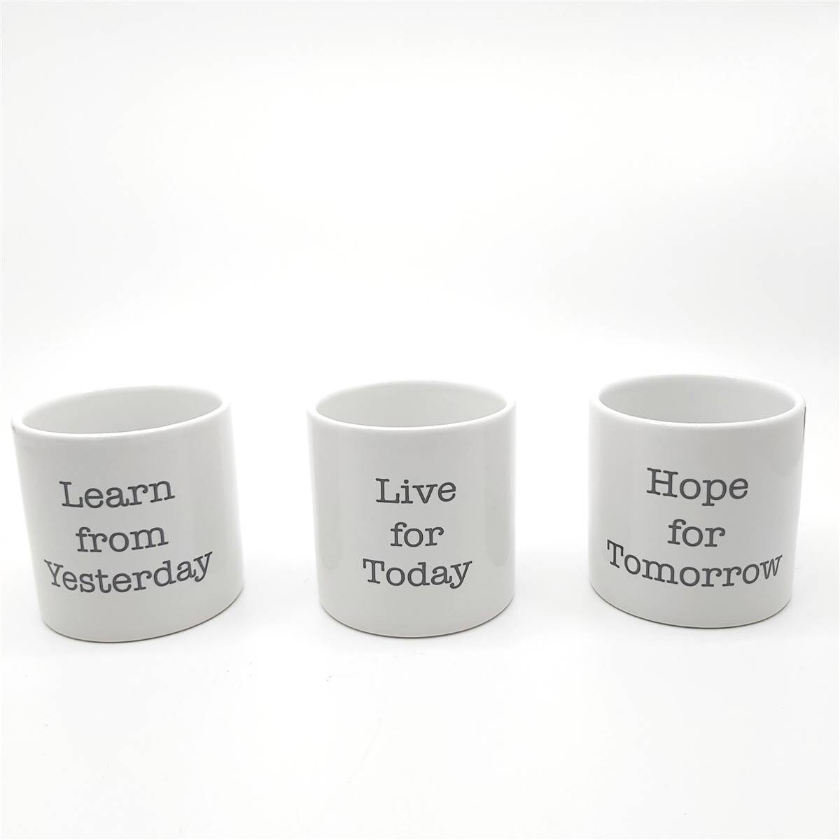 Inspire Ceramic Tealight Holder 3 Pack Woolworths
