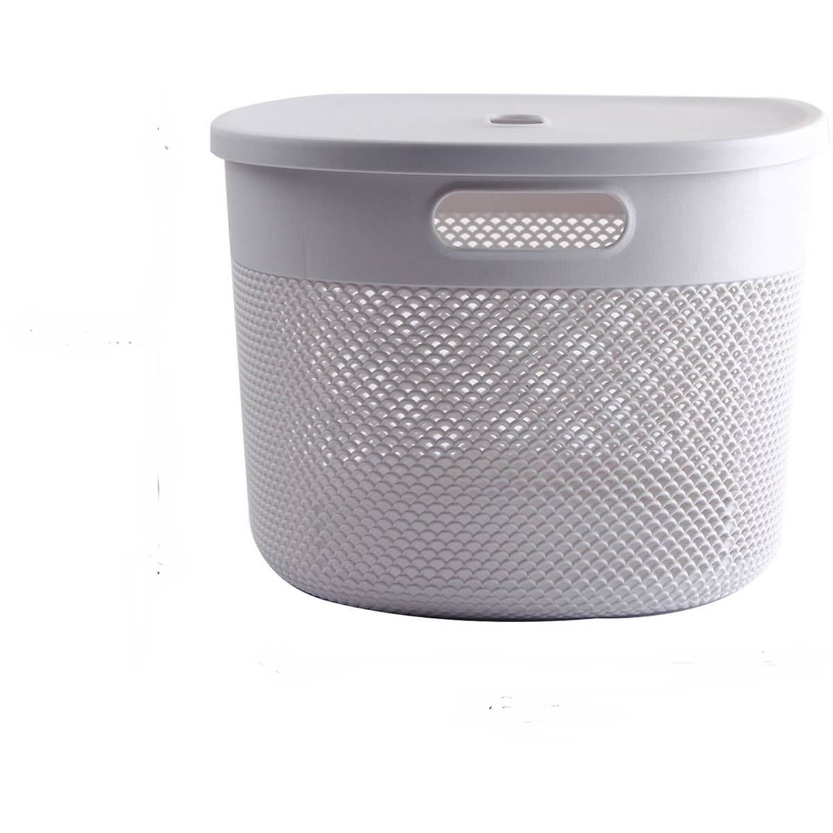 Inspire Medium Plastic Storage Box With Lid Each Woolworths