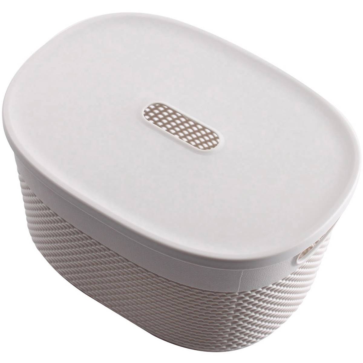 Inspire Medium Plastic Storage Box With Lid Each Woolworths