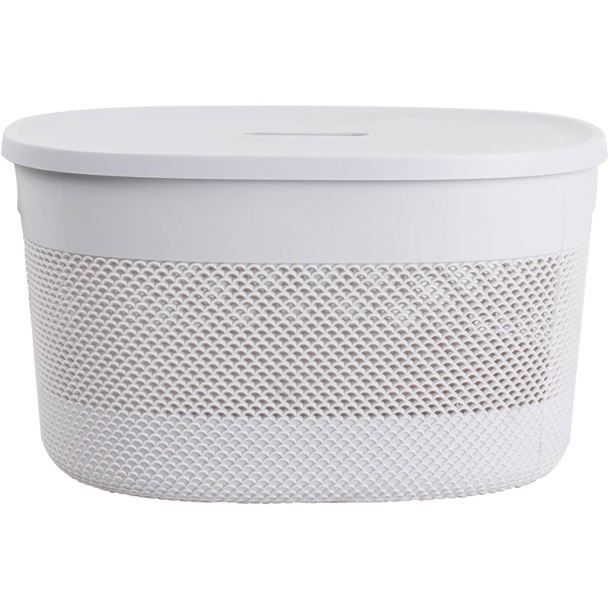 Inspire Plastic Storage Box With Lid Each Woolworths