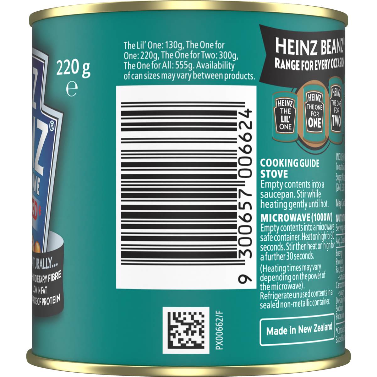 Heinz Baked Beans Tinned Beans Salt Reduced Breakfast 220g | Woolworths