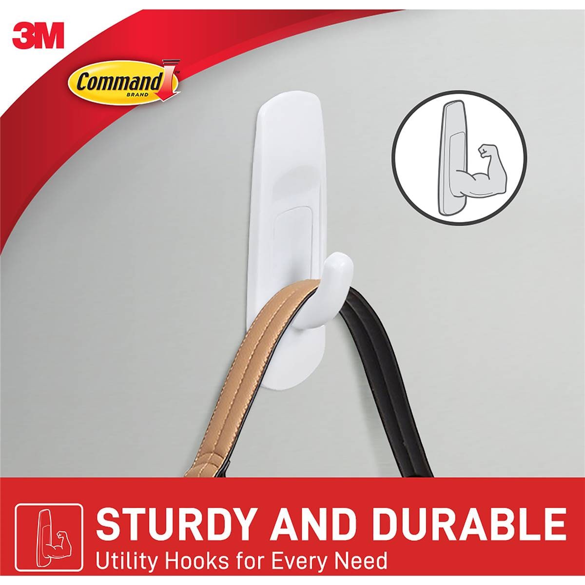 3m Command Medium Hooks White 2 Pack Woolworths
