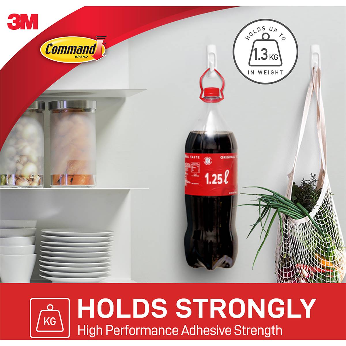 3m Command Medium Hooks White 2 Pack Woolworths