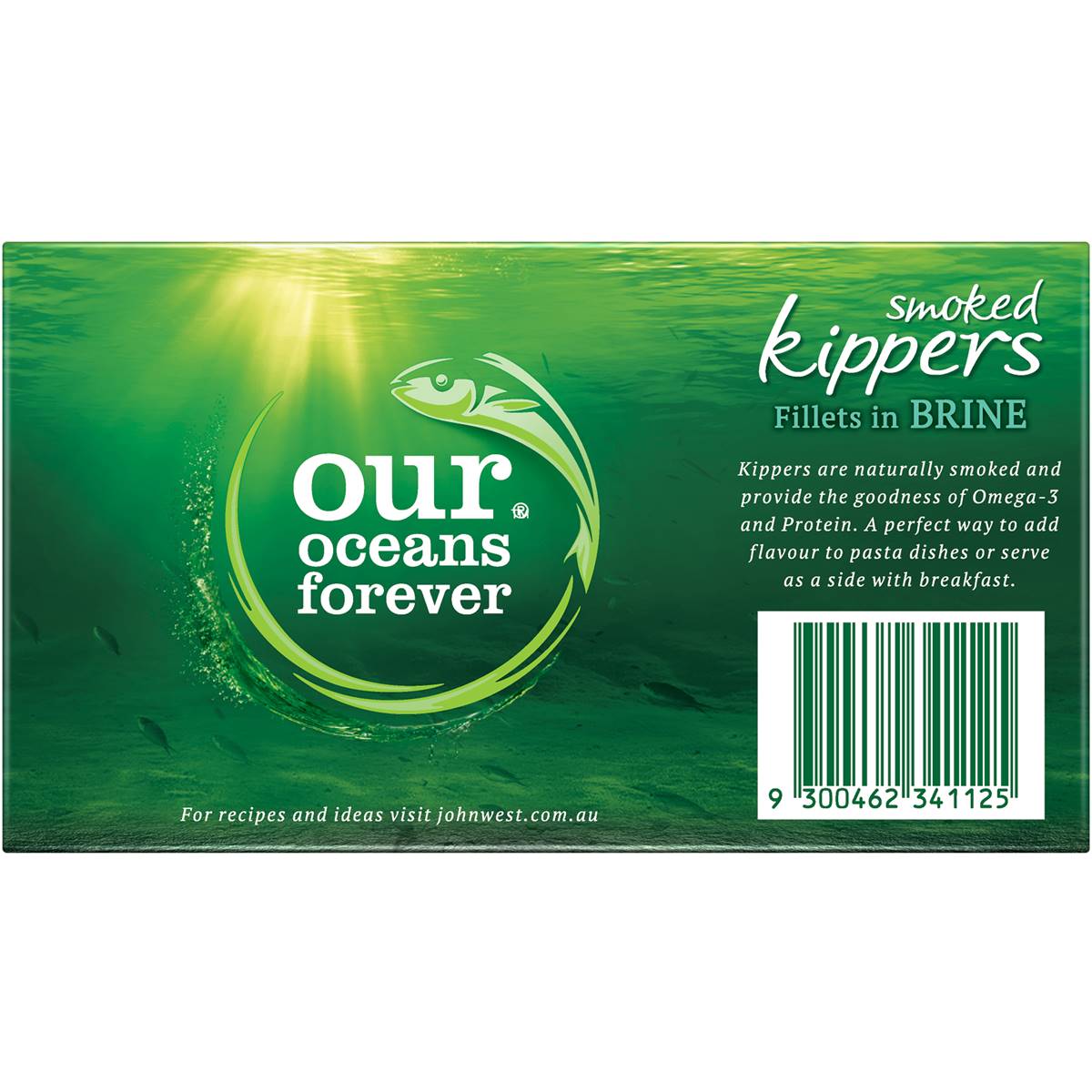 John West Smoked Kippers Fillets In Brine 200g Woolworths
