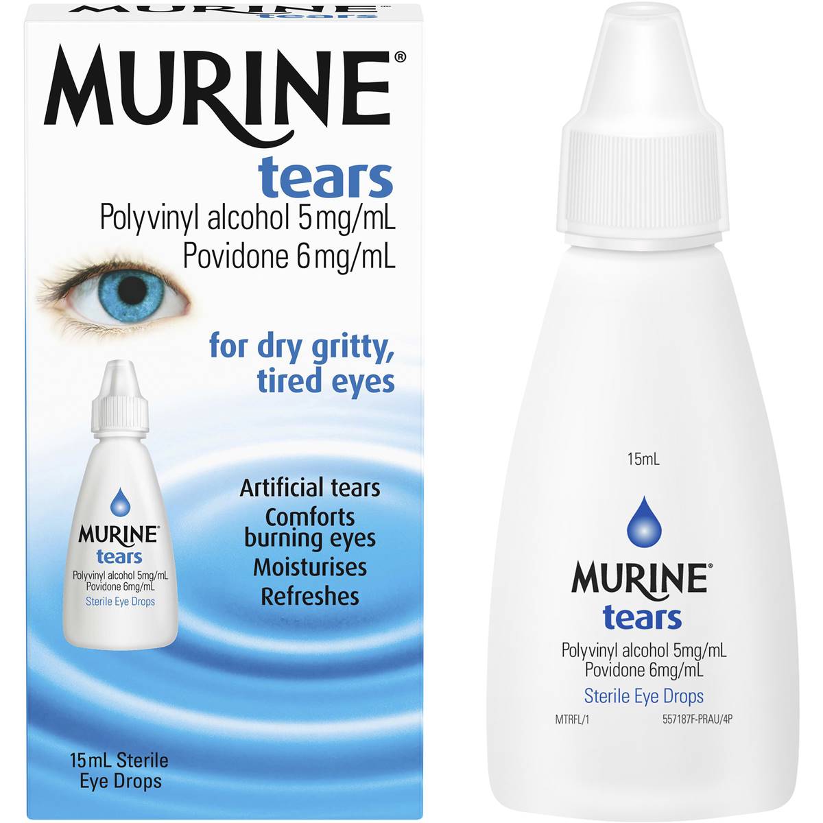 Murine Eye Drops Tears For Eyes 15ml Woolworths