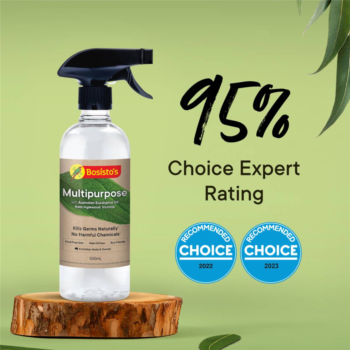 Bosisto's Multipurpose Cleaner 500ml Woolworths