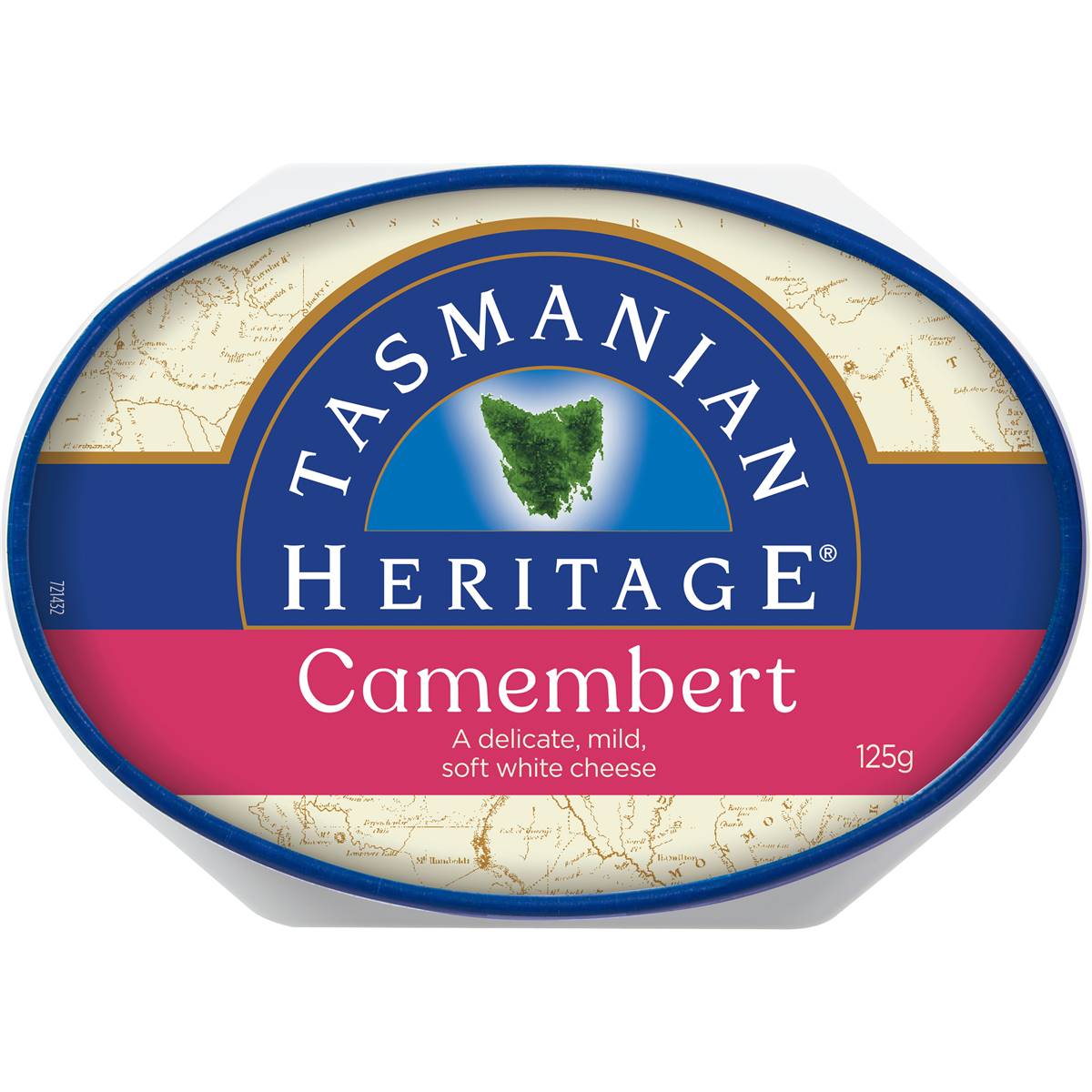 Tasmanian Heritage Oval Camembert Cheese 125g Woolworths