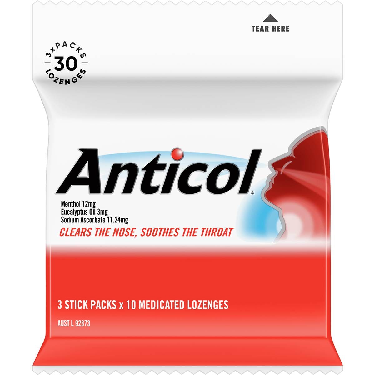 Anticol Throat Lozenge 3 Pack Woolworths
