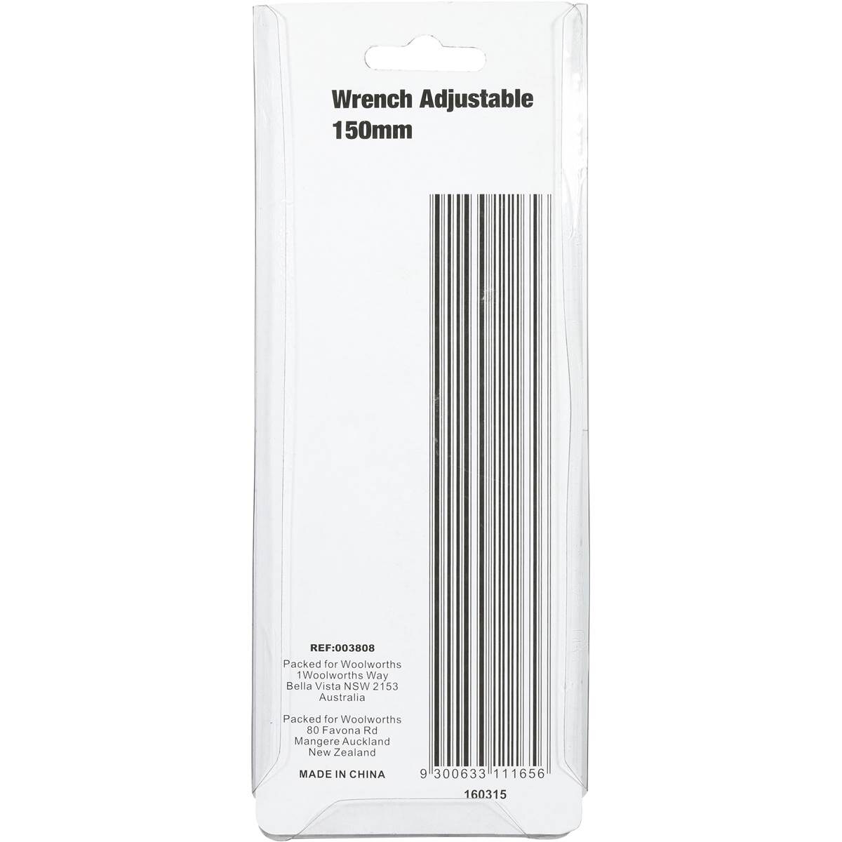 Home Handyman Tools Adjustable Wrench Each Woolworths