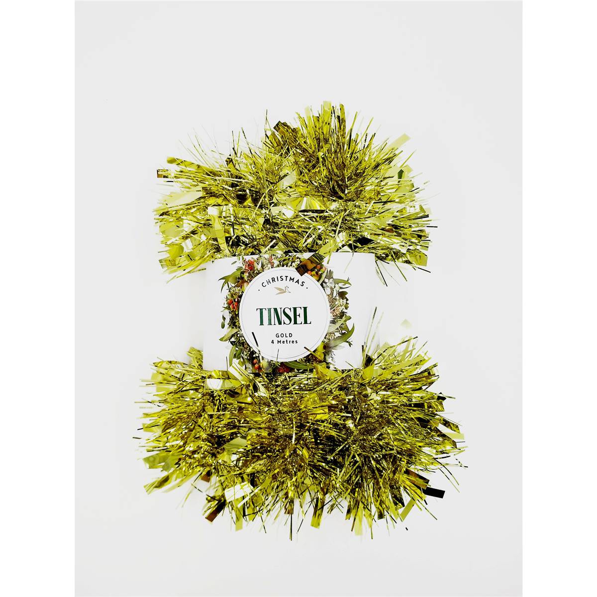 Christmas Tinsel Silver Or Gold 4m Each Woolworths