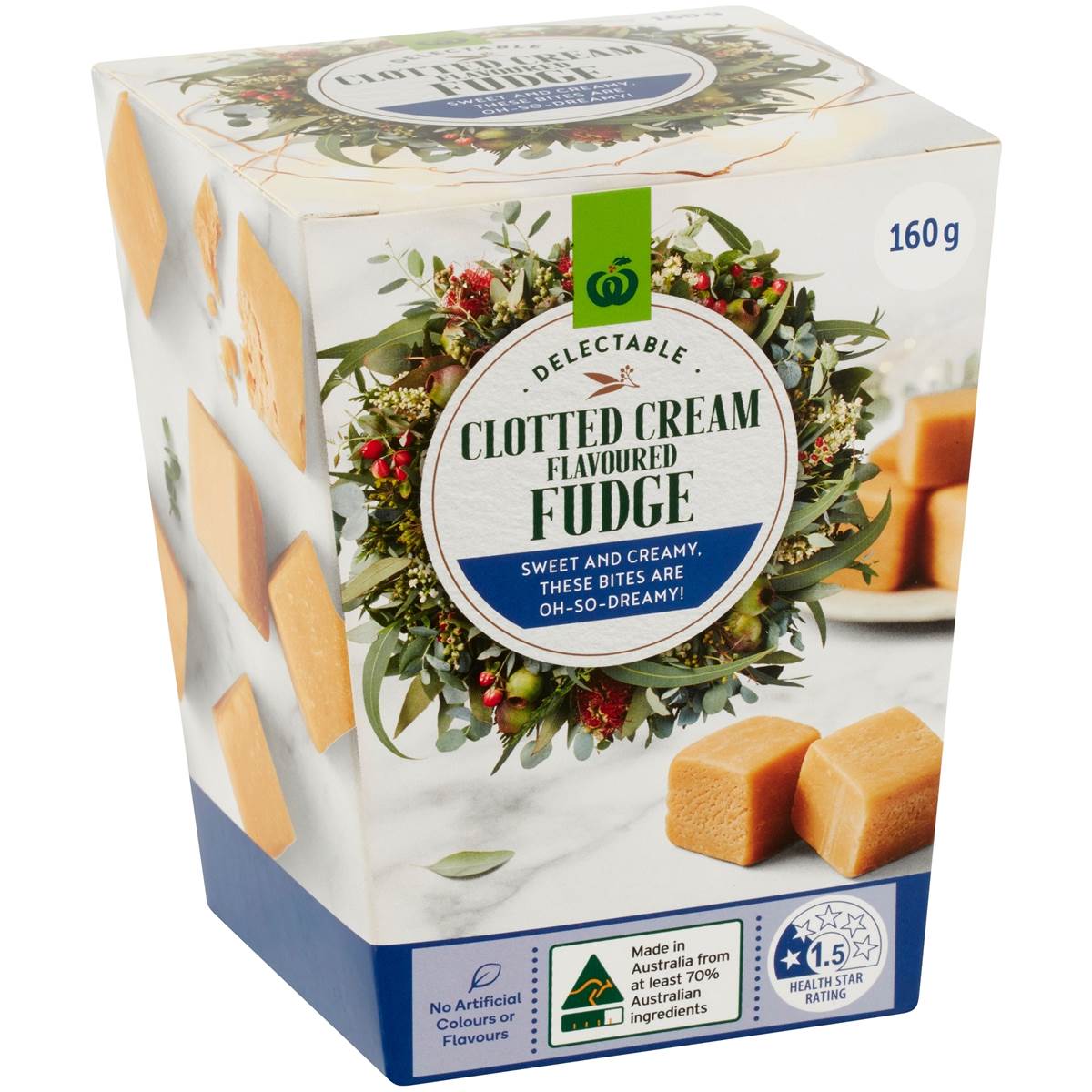 Woolworths Clotted Cream Fudge 160g Woolworths