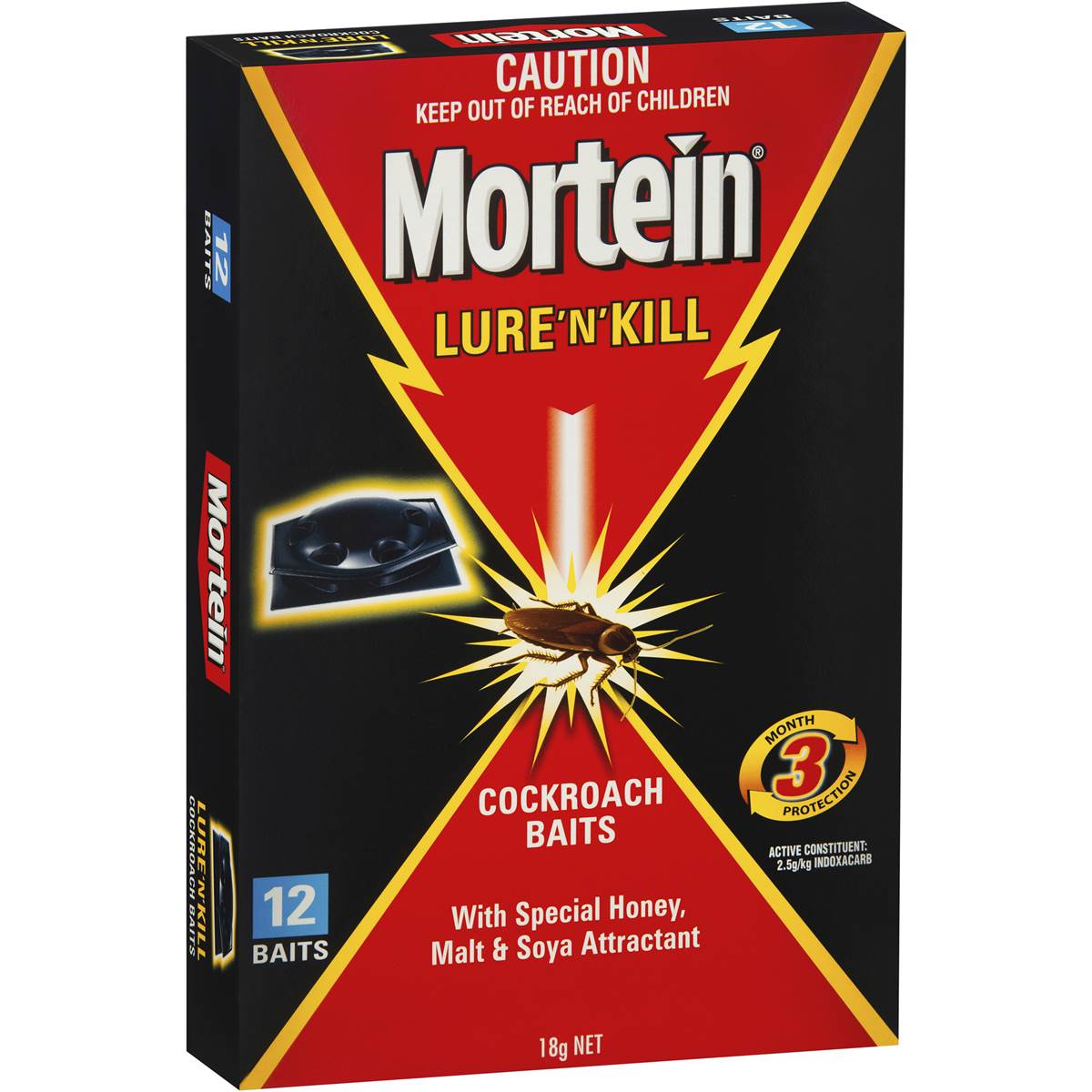 Mortein Insect Control Cockroach Lure N Kill 18g Woolworths