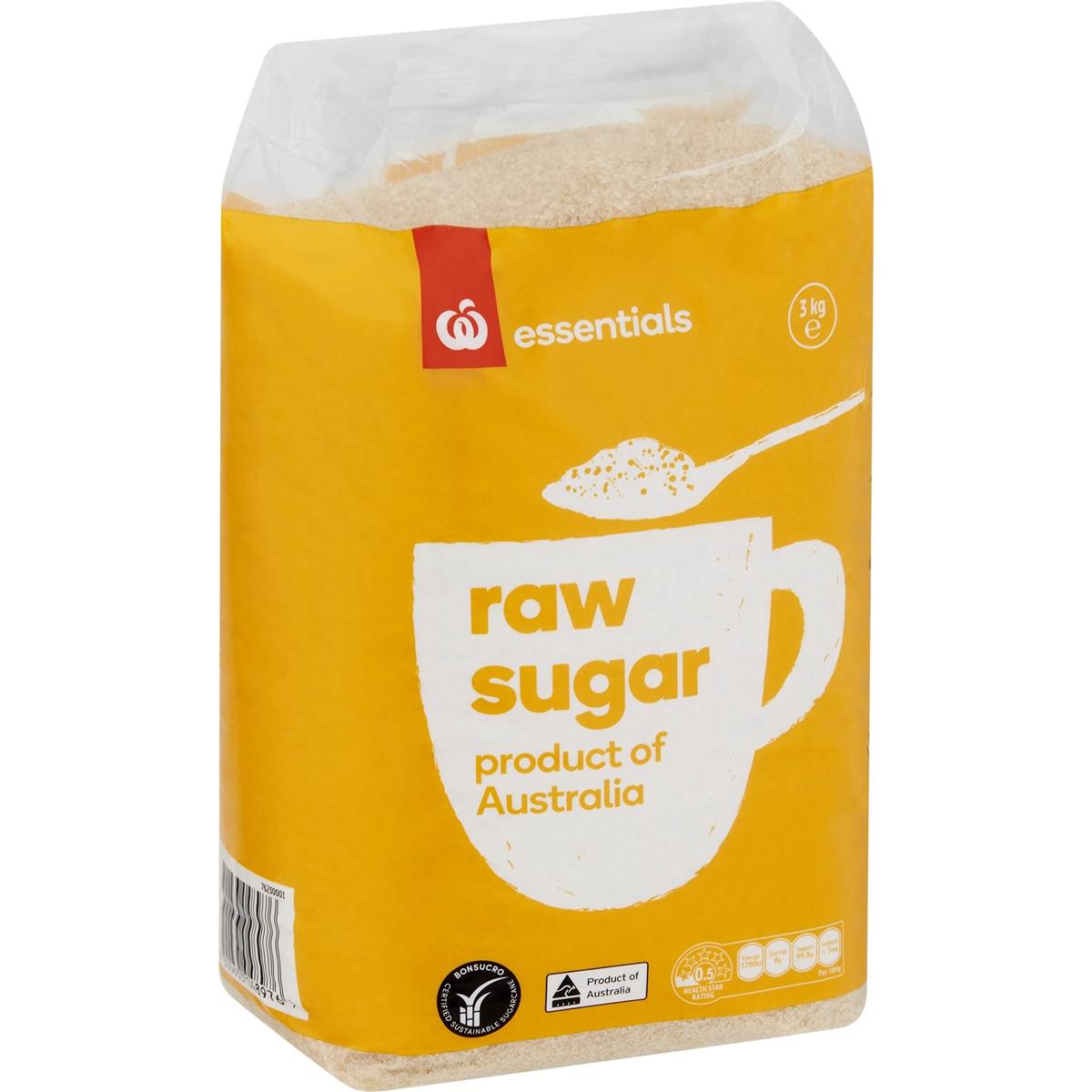 essentials-raw-sugar-3kg-woolworths