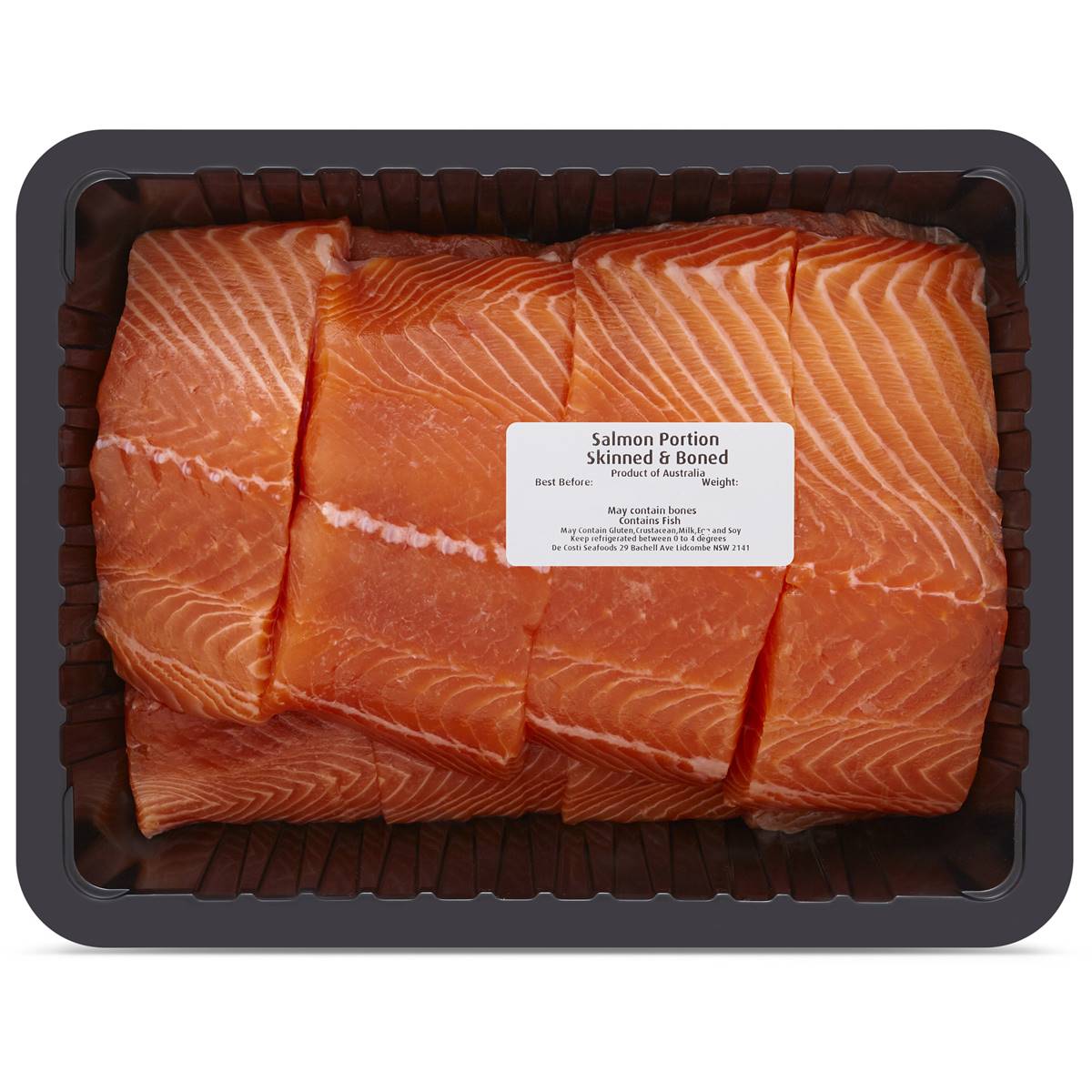 Fresh Tasmanian Atlantic Skin Off Salmon 2.5kg Woolworths