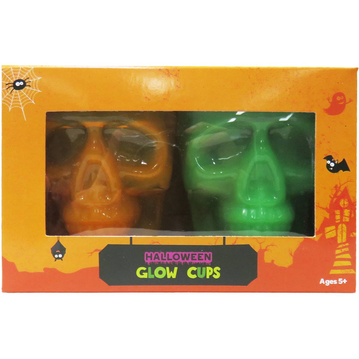 Halloween Glow Skull Cups
