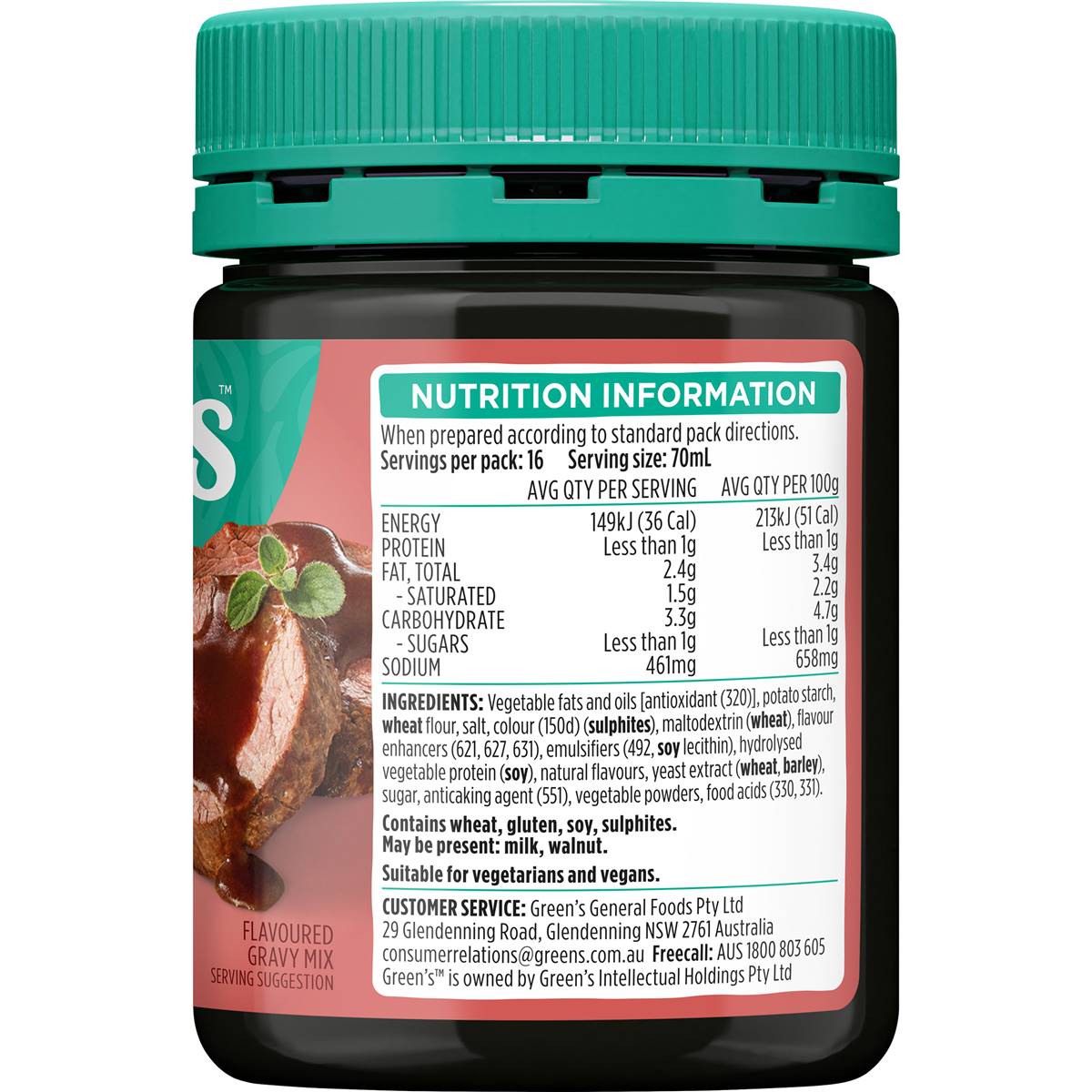 Green's Gravy Granules For Roast Meat 120g Woolworths