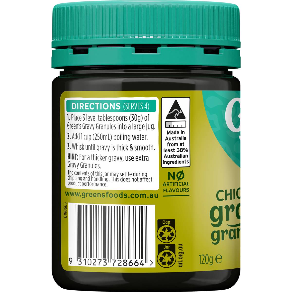 Green's Gravy Granules For Chicken 120g Woolworths