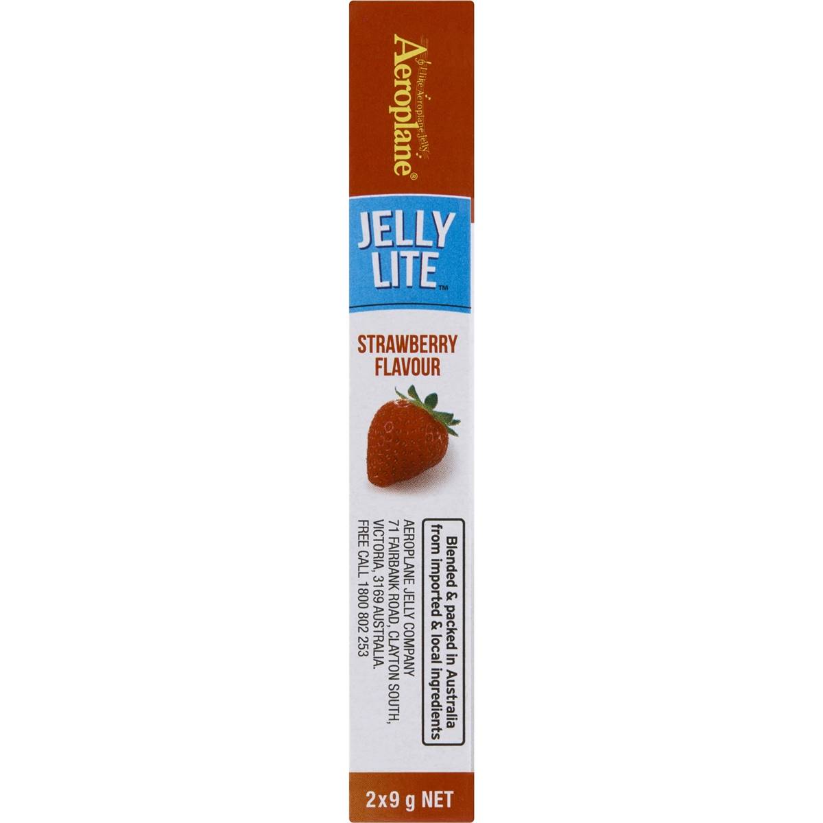 Aeroplane Jelly Lite Strawberry Flavour Low Calorie Jelly Crystals 2x9g Woolworths